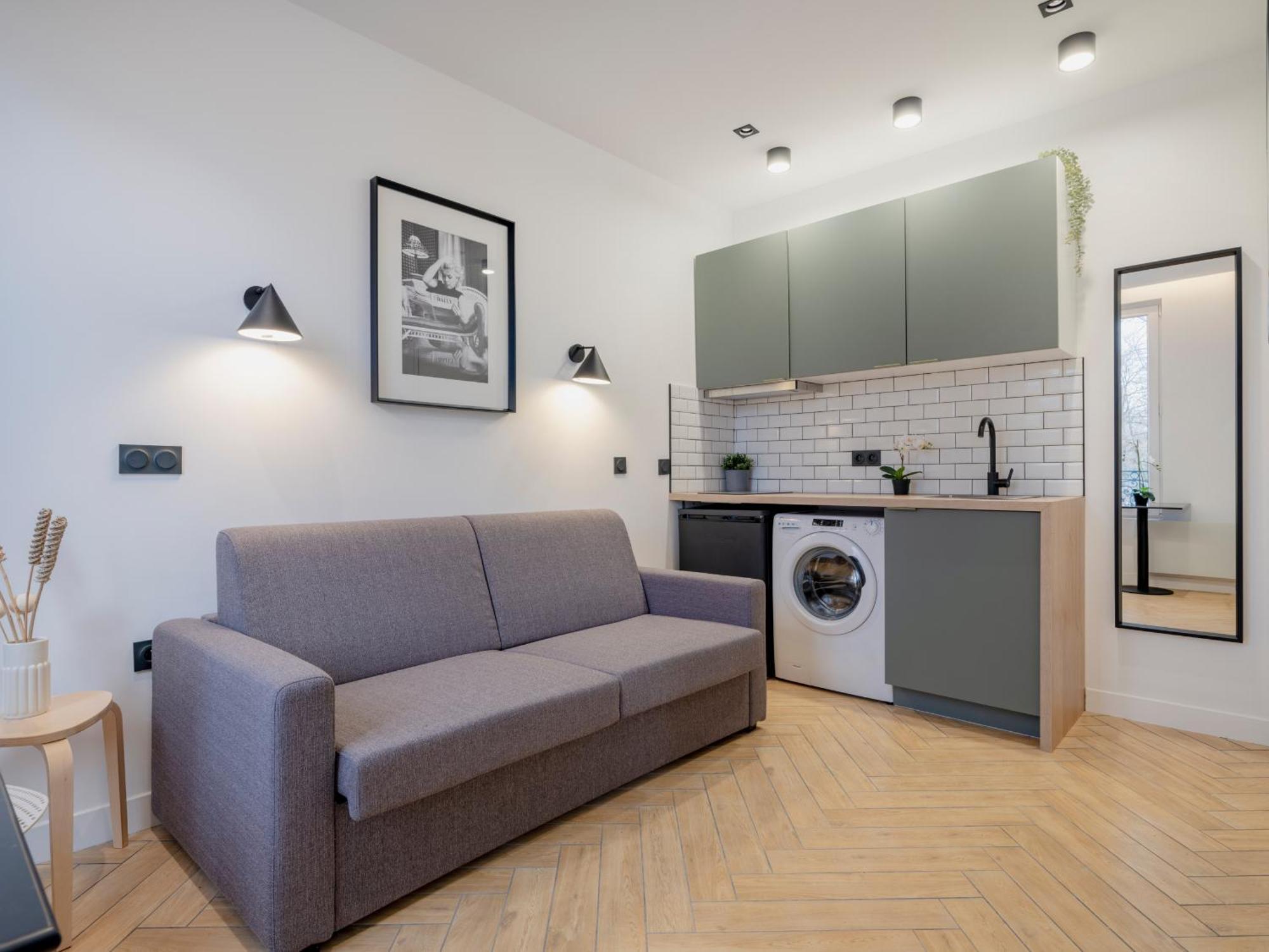 Charming Studio In Pantin Buitenkant foto